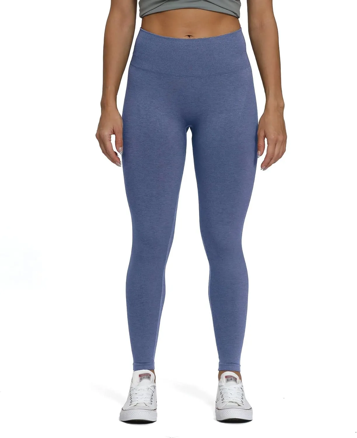 Aoxjox Scrunch Seamless Leggings for Women High Waisted Tummy Control 2.0 Smile Contour Workout Yoga Pants 24"