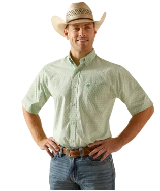 Ariat Men's Dimitri Classic Fit Shirt - Celedon Glass Green - 10051275