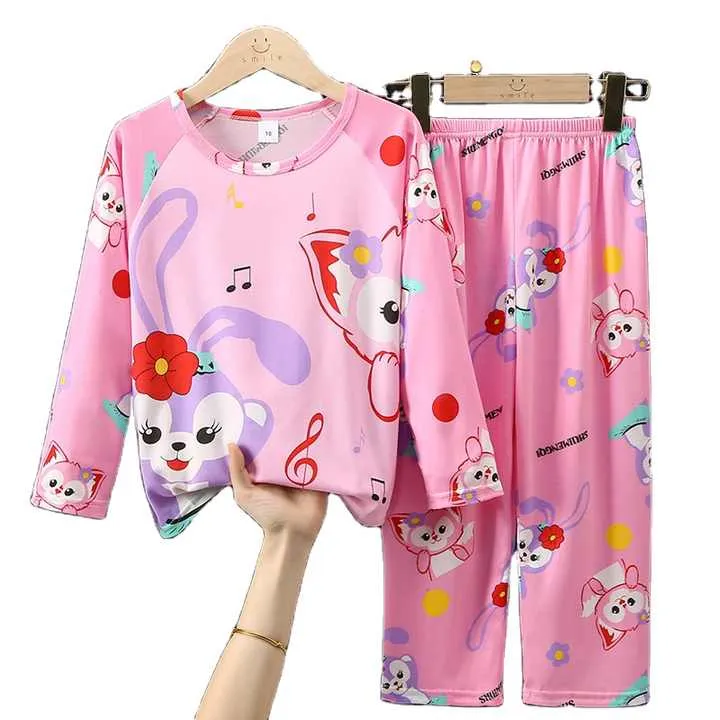 Big Girls Autumn Long Sleeve-طقم بيجامات خريفي