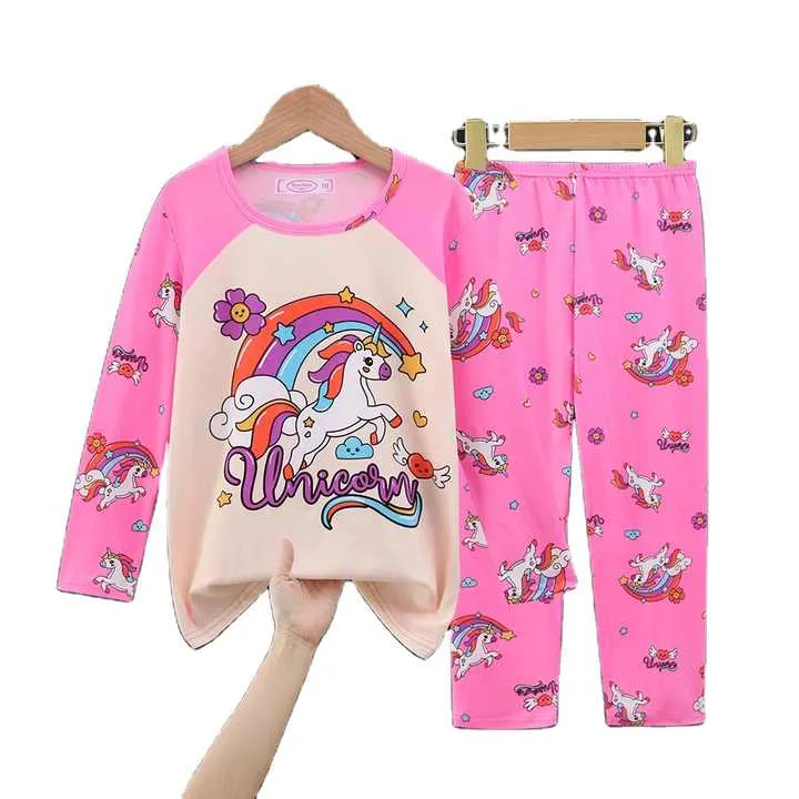 Big Girls Autumn Long Sleeve-طقم بيجامات خريفي