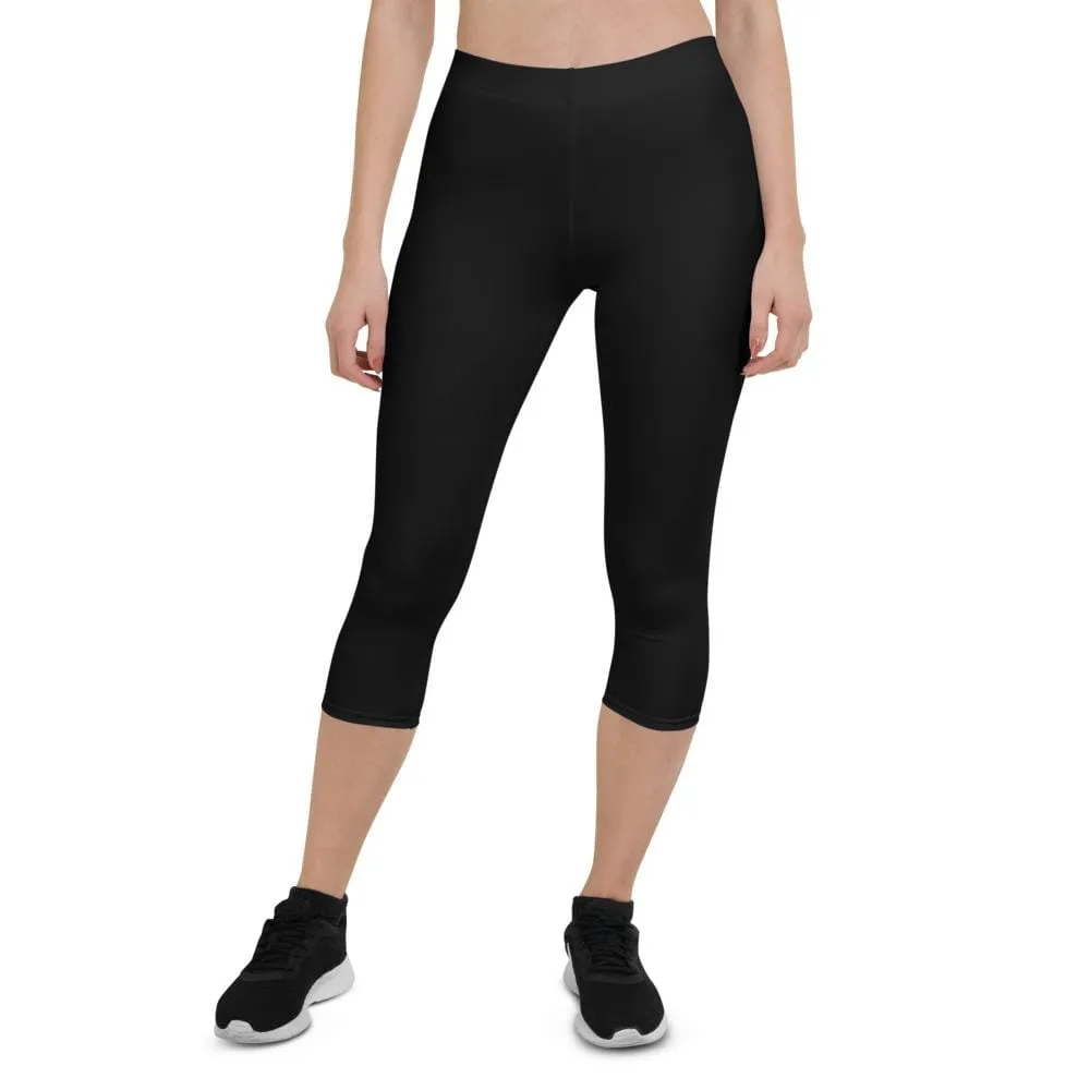 Black SS Premium ~ Capri Leggings