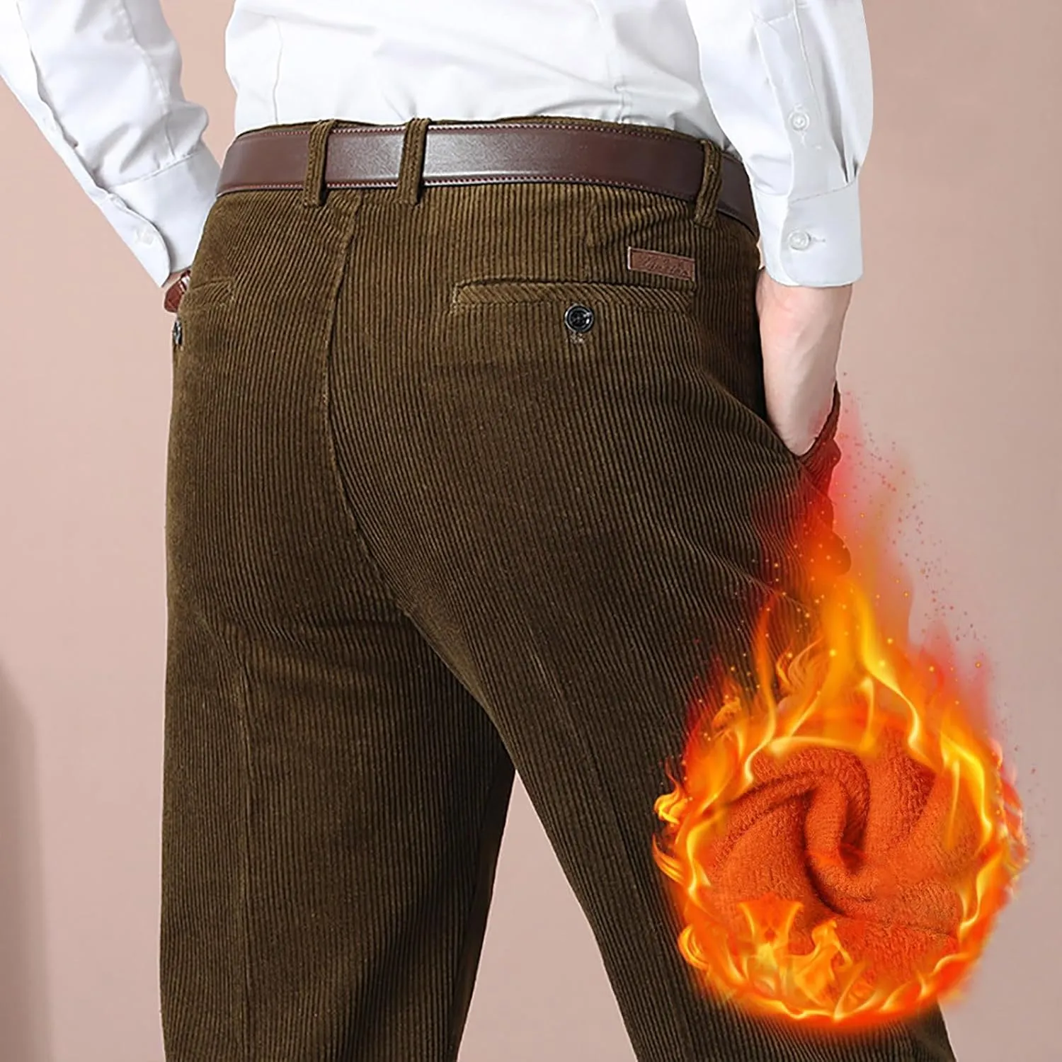Business Casual Pants for Men Slim Fit Dress Pants Classic Straight Fit Lightweight Regular Fit Work Pants for Men