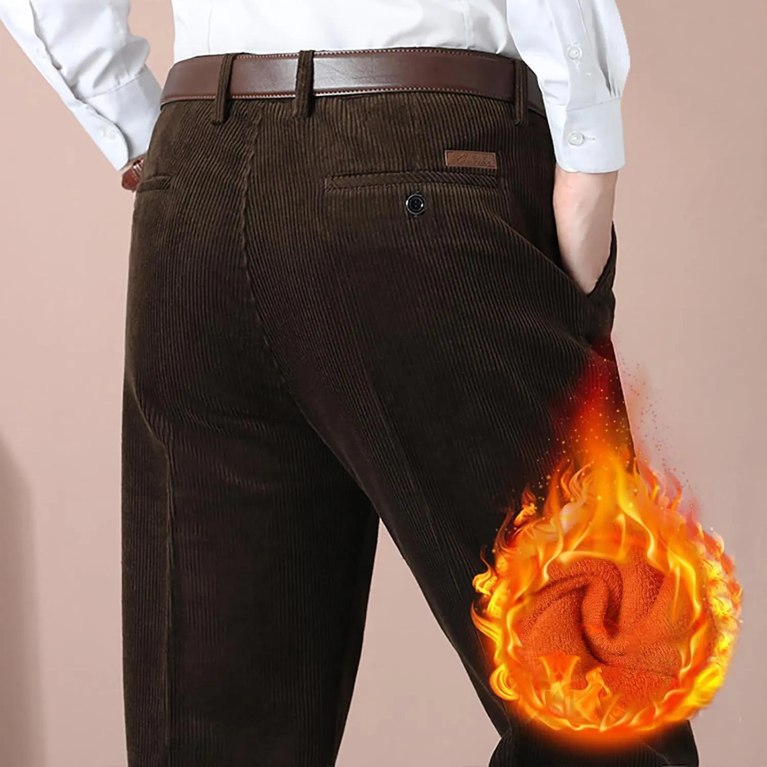 Business Casual Pants for Men Slim Fit Dress Pants Classic Straight Fit Lightweight Regular Fit Work Pants for Men