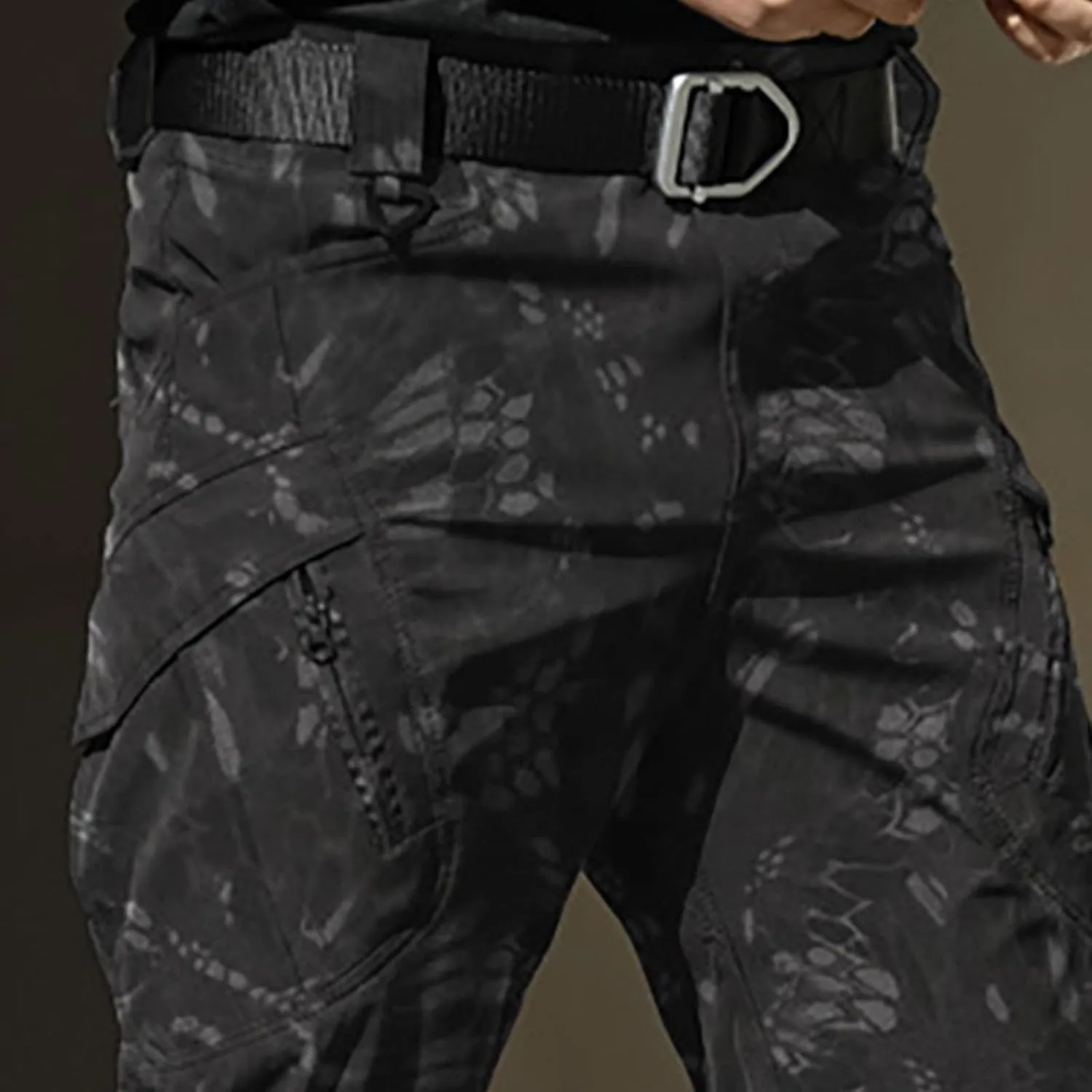 Camo Cargo Pants for Men Slim Fit Stretch Outdoor Hiking Hunting Safari Tactical Trousers Classic Military Army Pants