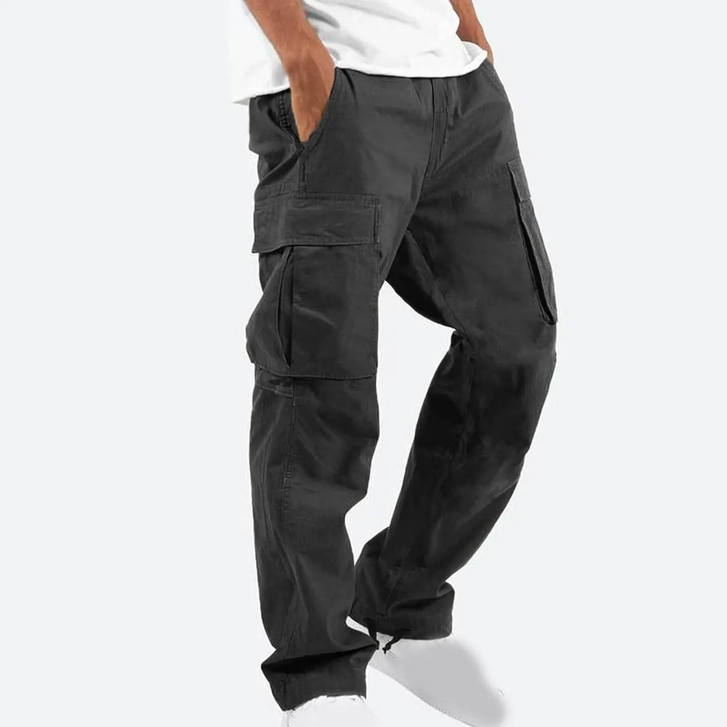 Cargo Pants Men Lightweight Outdoor Hiking Jogger Classic Fit Tactical Pant with Multi Pockets Activewear