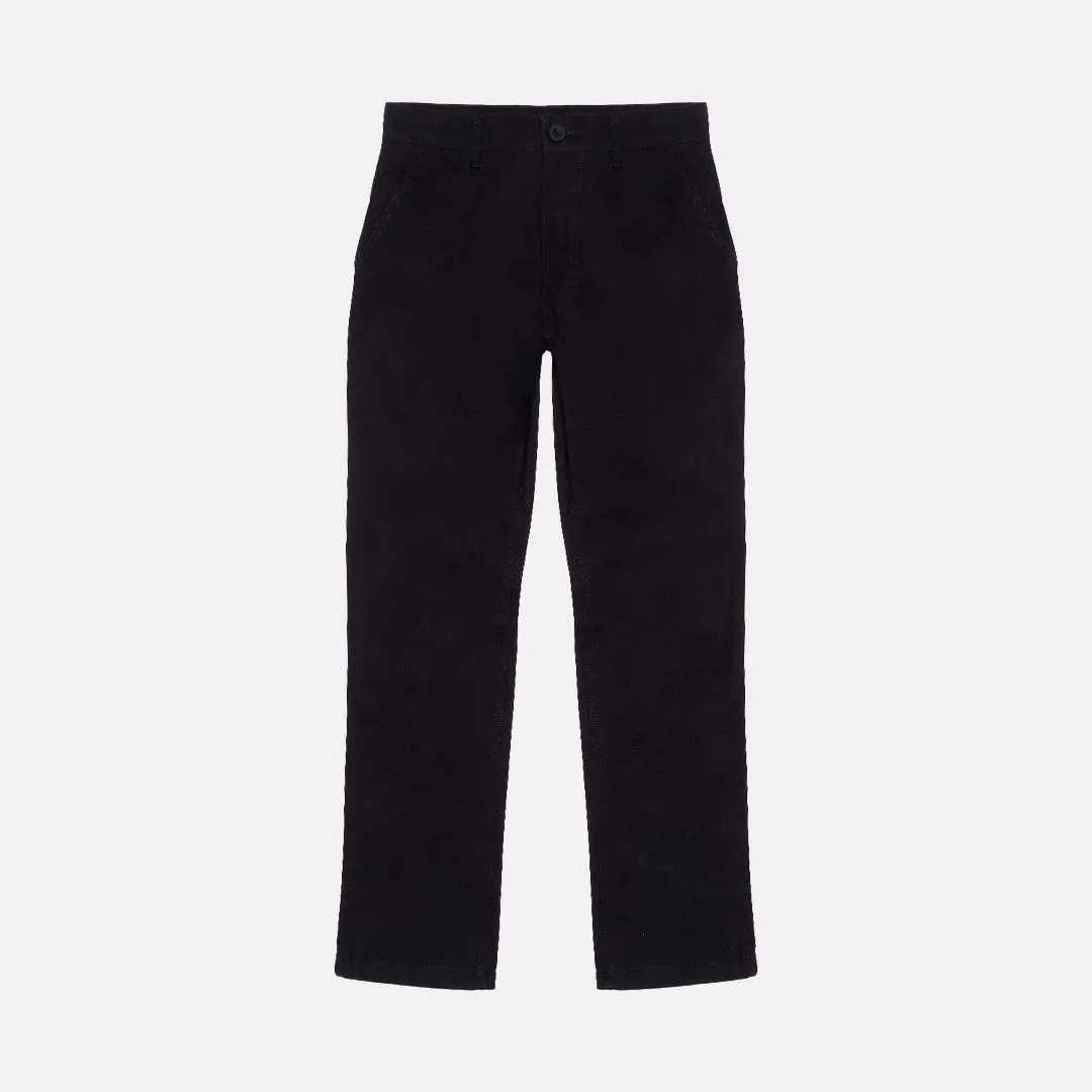 Chino Pants Black Charcoal Twill