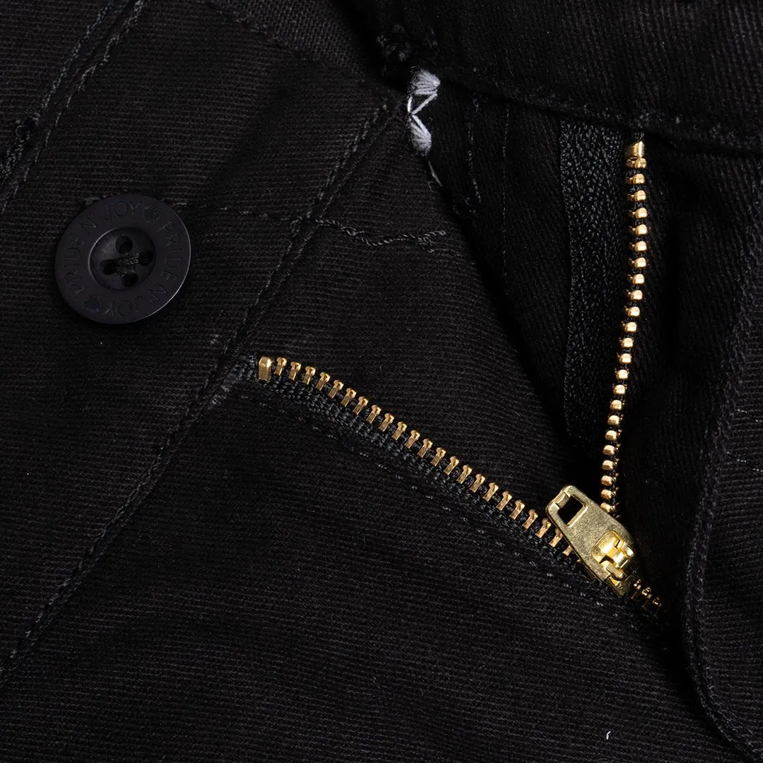 Chino Pants Black Charcoal Twill