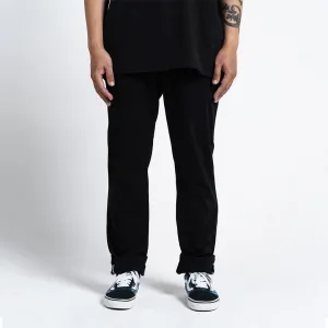 Chino Pants Black Charcoal Twill