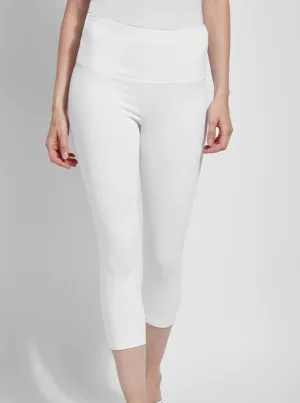 Denim Capri Pants [White-11-6173-M1]