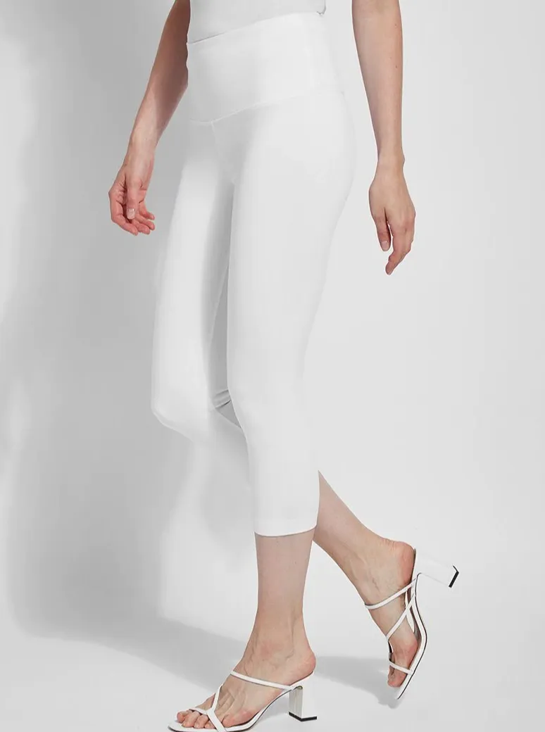 Denim Capri Pants [White-11-6173-M1]