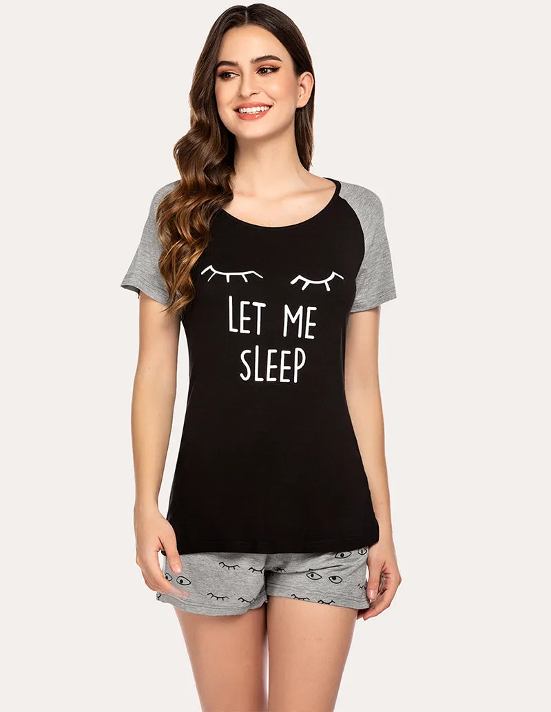 Ekouaer Cute Print Pajama Set (US Only)