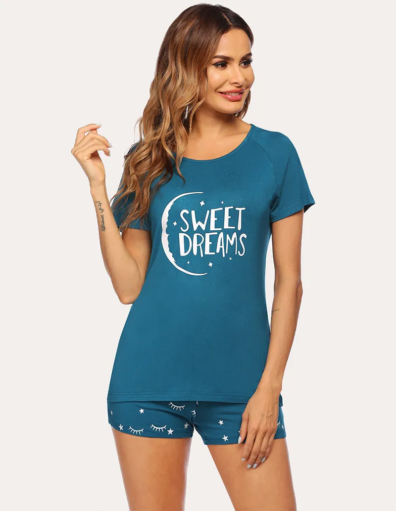Ekouaer Cute Print Pajama Set (US Only)