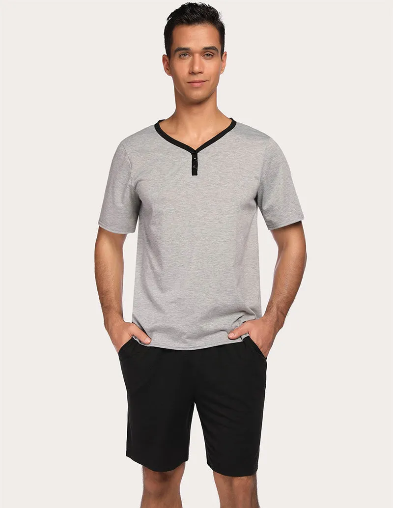 Ekouaer Men Summer Pajamas Set (US Only)