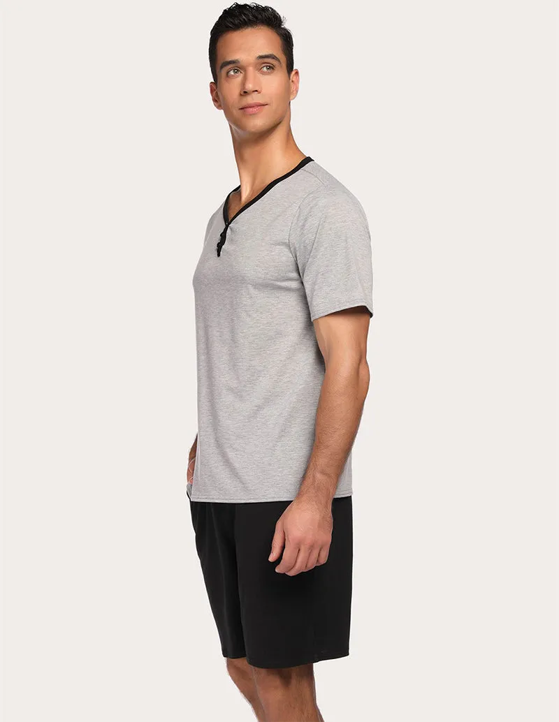 Ekouaer Men Summer Pajamas Set (US Only)