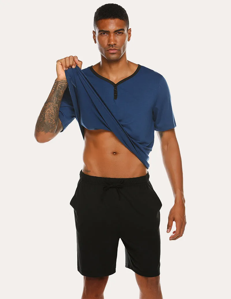 Ekouaer Men Summer Pajamas Set (US Only)