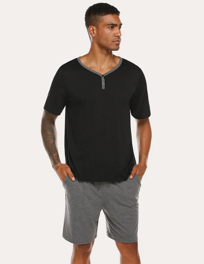 Ekouaer Men Summer Pajamas Set (US Only)