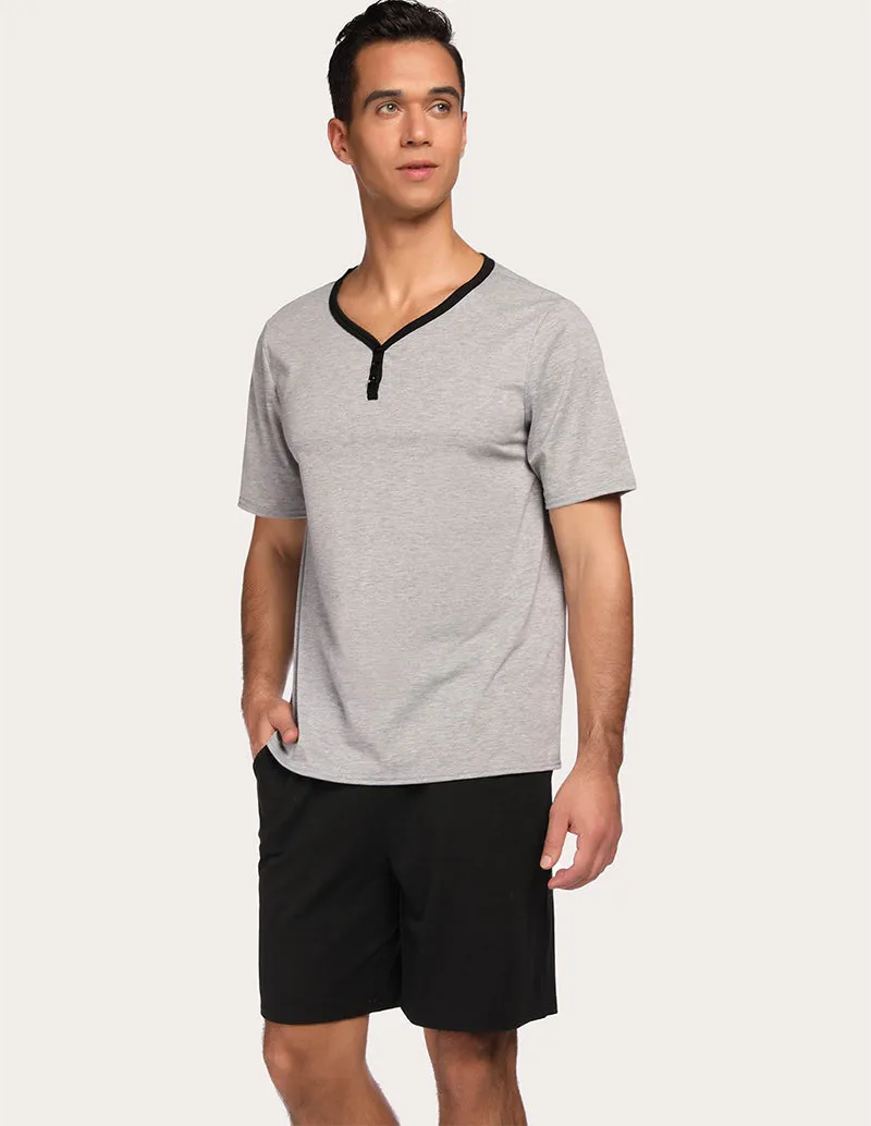 Ekouaer Men Summer Pajamas Set (US Only)
