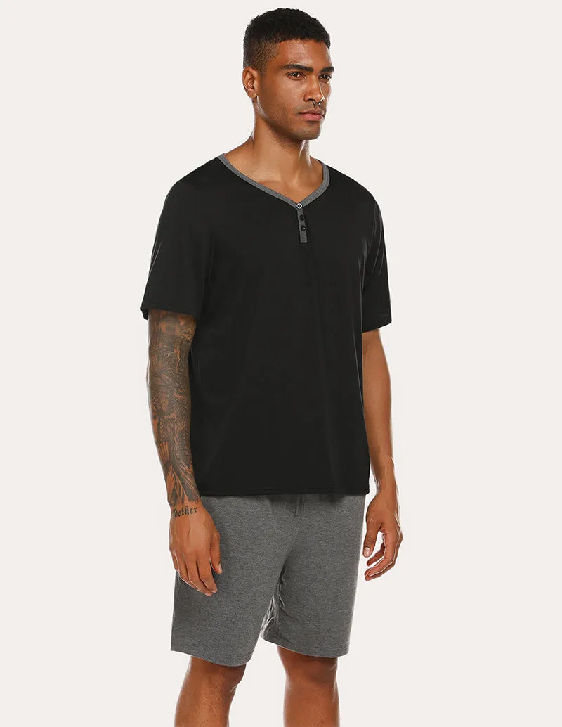 Ekouaer Men Summer Pajamas Set (US Only)