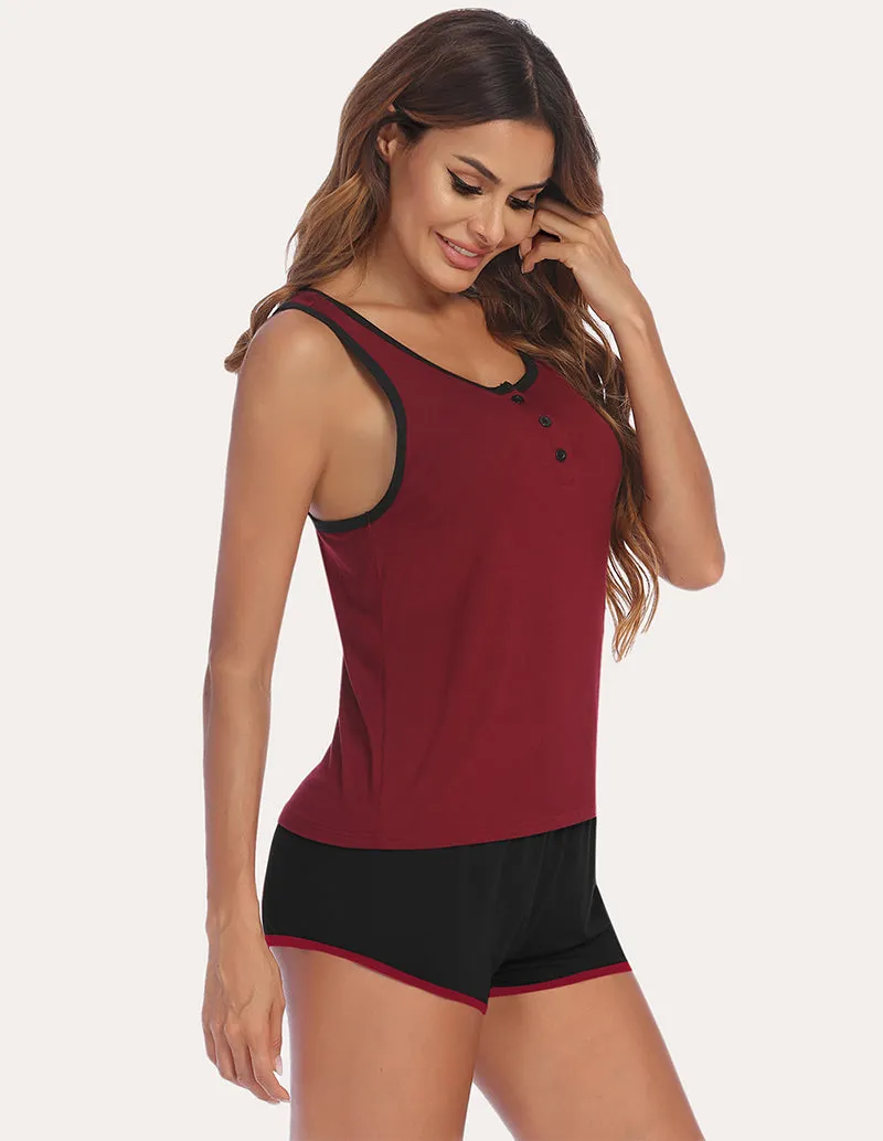 Ekouaer Racerback Tank Top and Shorts Set (US Only)