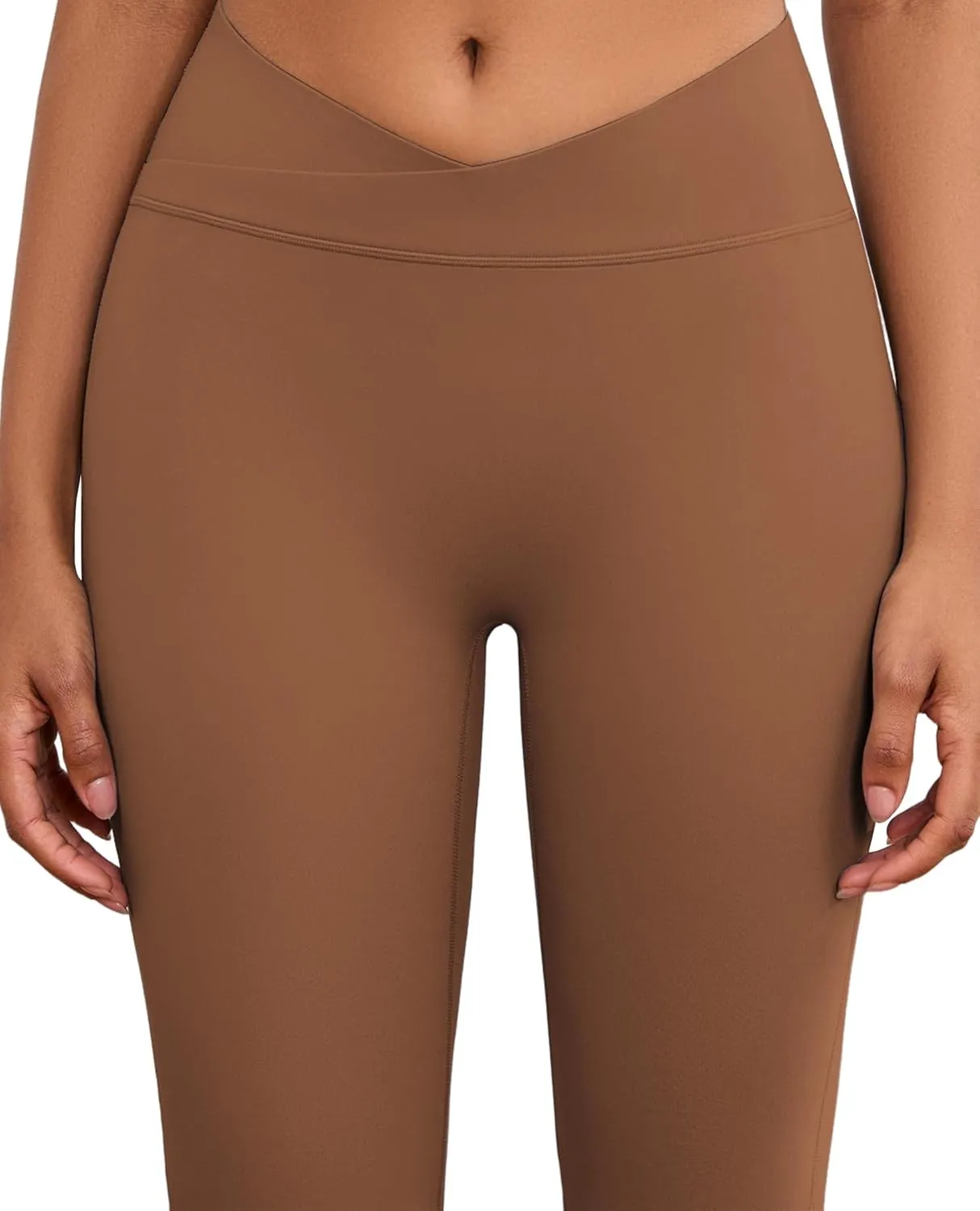 Flare Wide Leg Yoga Pants Bootcut Bell Bottom Crossover Tummy Control Leggings Workout High Waist Tights for Women