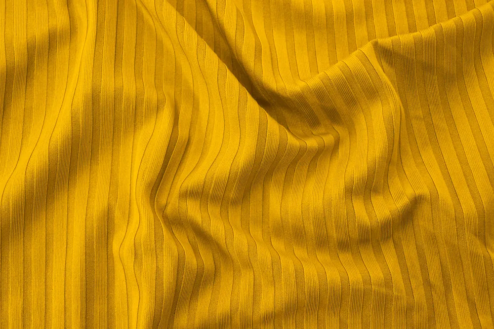 FS714 Plain Jersey Rib Stretch Knit Fabric