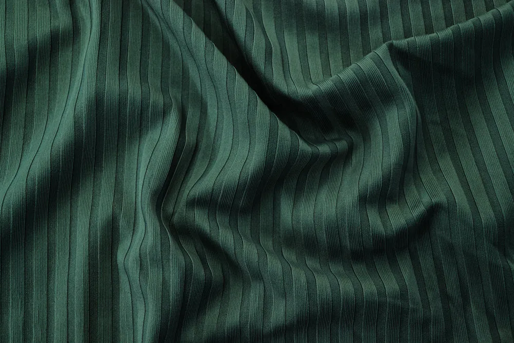 FS714 Plain Jersey Rib Stretch Knit Fabric