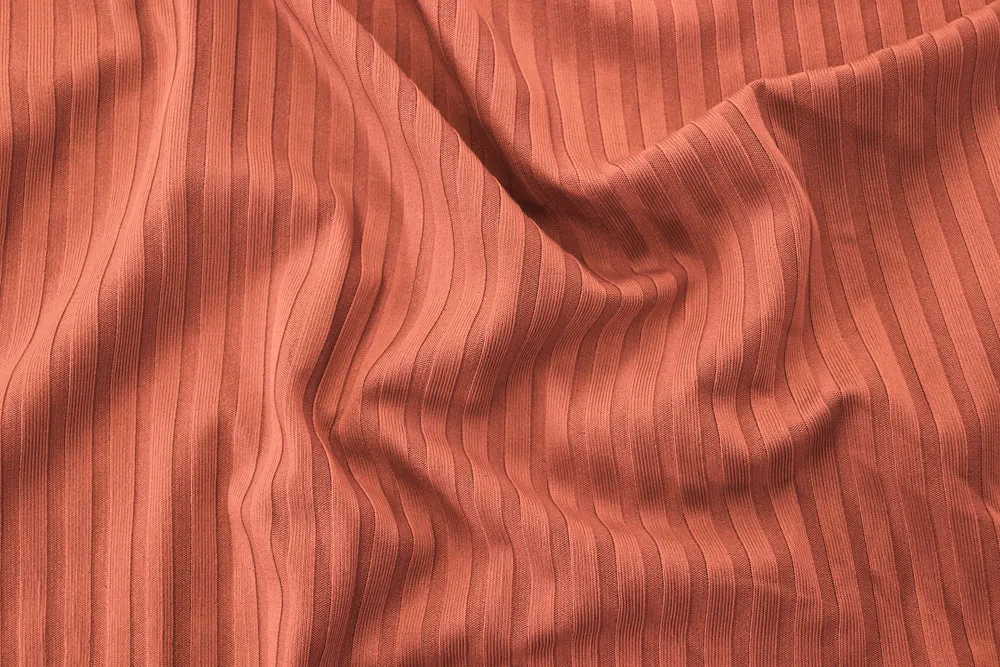FS714 Plain Jersey Rib Stretch Knit Fabric