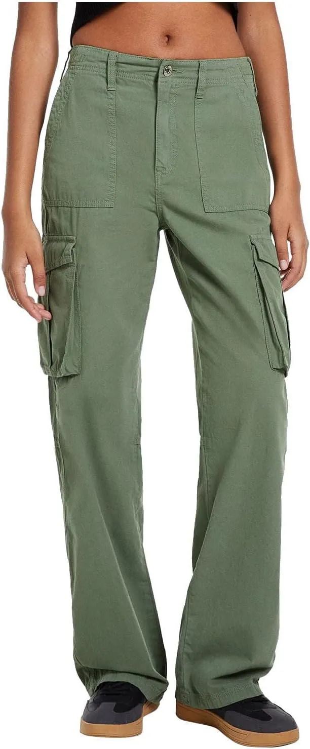 High Waisted Work Pants for Women Winter Cute Work Trousers with Pockets High Waisted Wide Leg