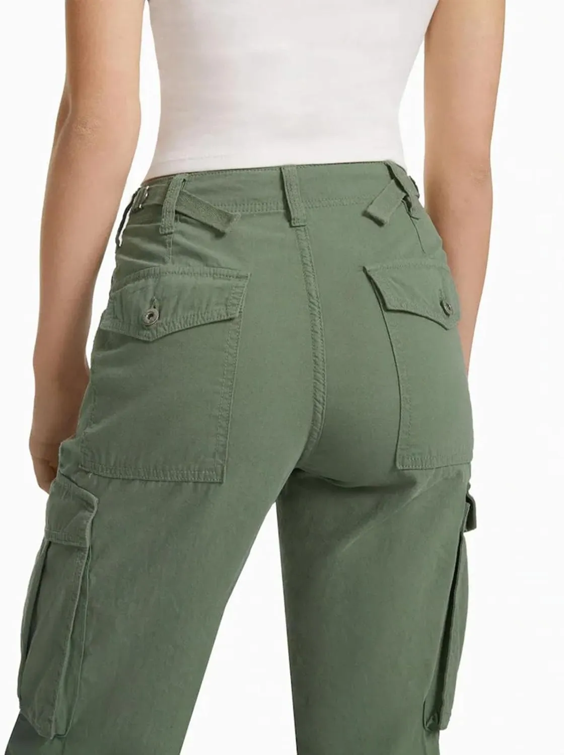 High Waisted Work Pants for Women Winter Cute Work Trousers with Pockets High Waisted Wide Leg