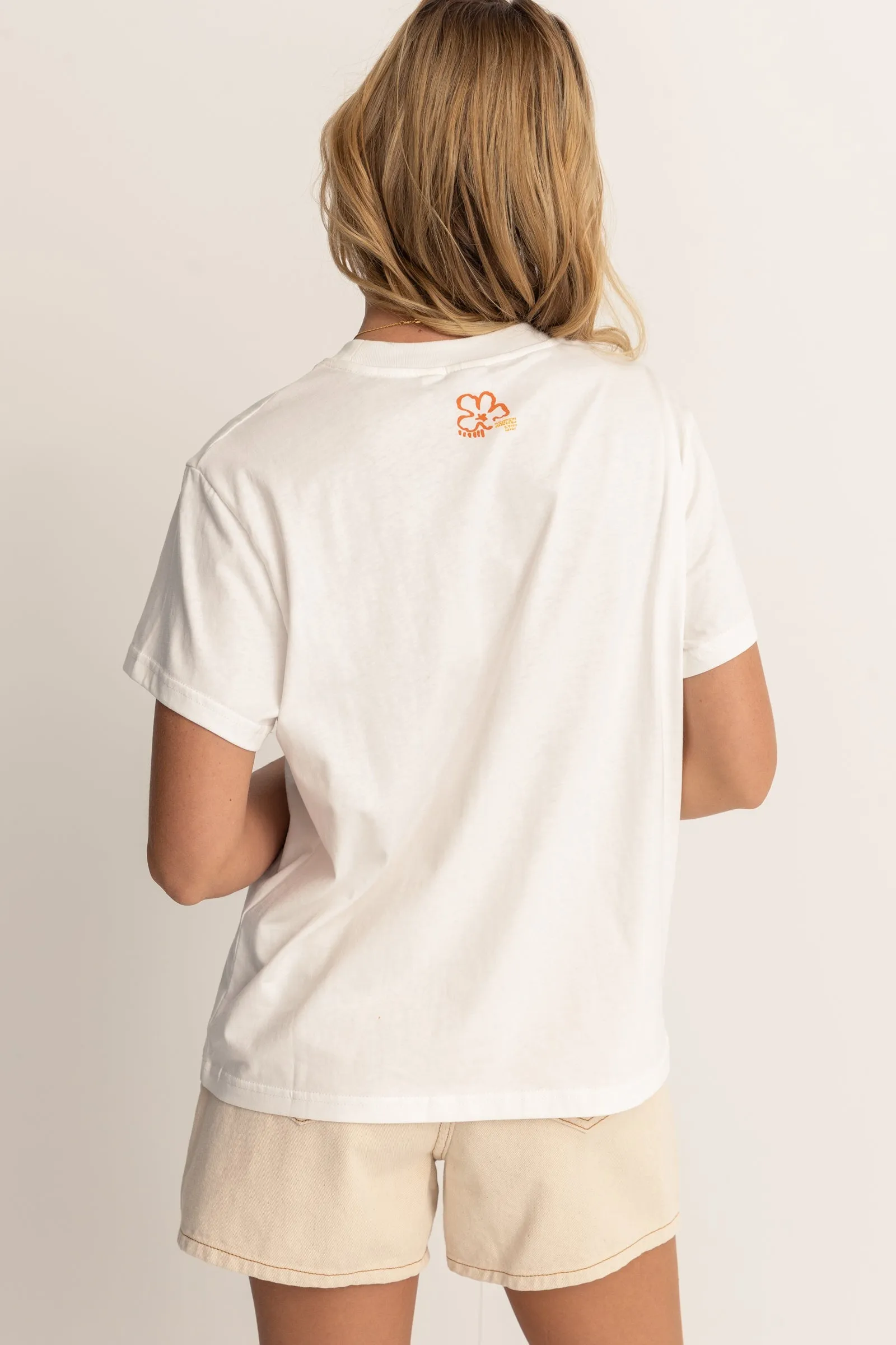 Islander Band Tee White