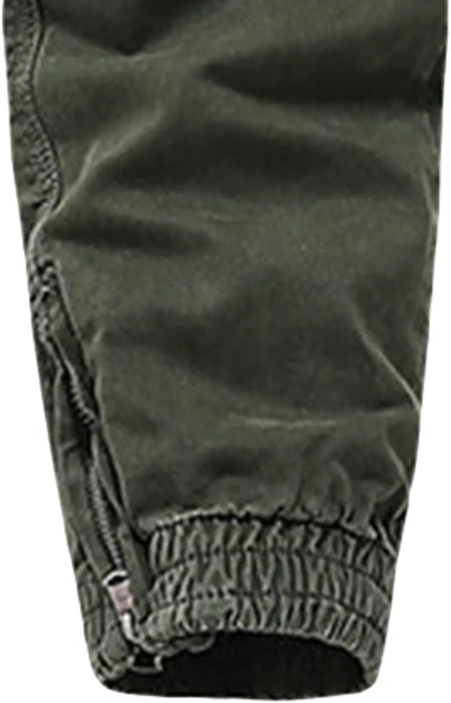 JEShifangjiusu Mens Stretch Cotton Cargo Pants Relaxed Fit Drawstring Joggers Sweatpants Workout Casual Long Chino Trousers