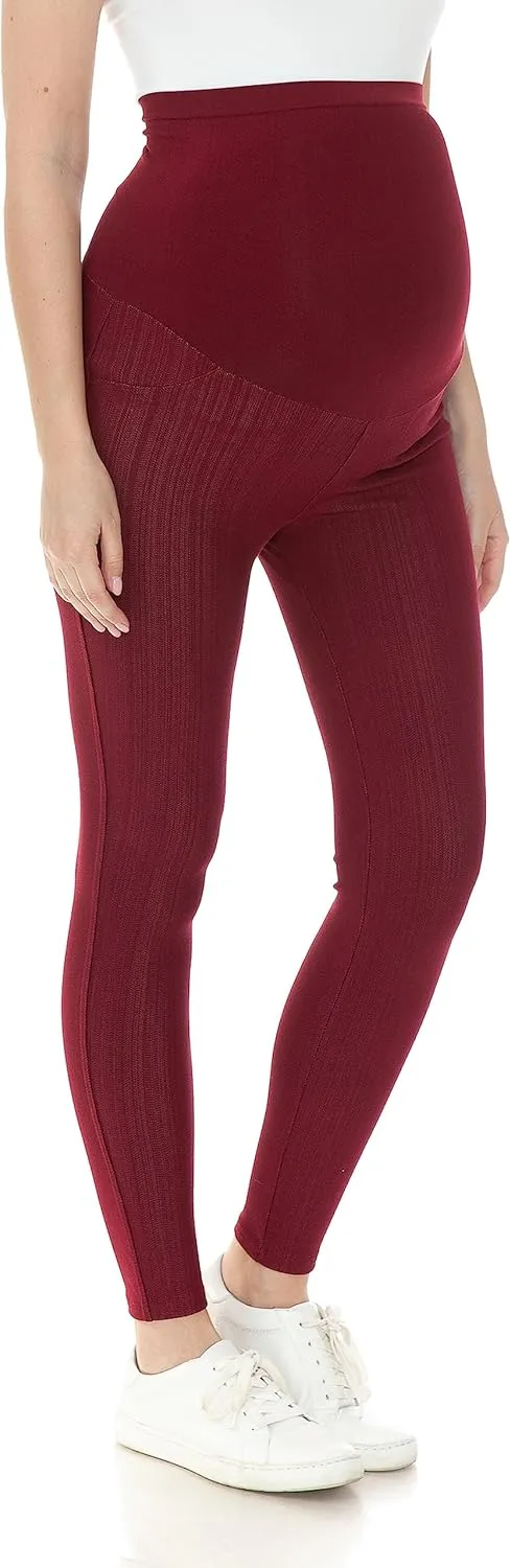 Leggings Depot Women's Maternity Jeans with Pockets Comfy Stretch Pregnancy Pants Denim Jeggings