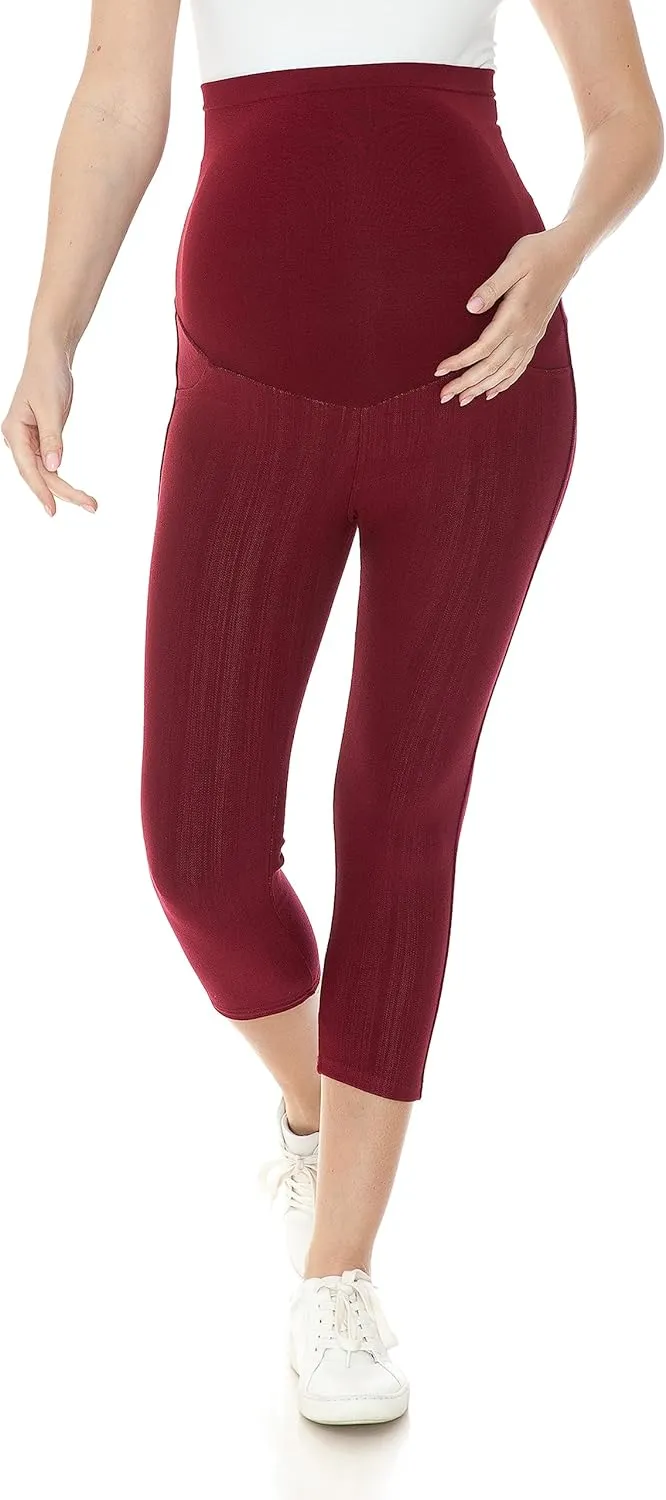 Leggings Depot Women's Maternity Jeans with Pockets Comfy Stretch Pregnancy Pants Denim Jeggings