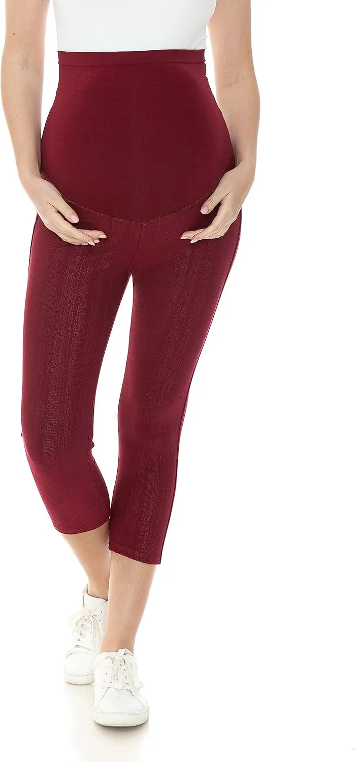 Leggings Depot Women's Maternity Jeans with Pockets Comfy Stretch Pregnancy Pants Denim Jeggings