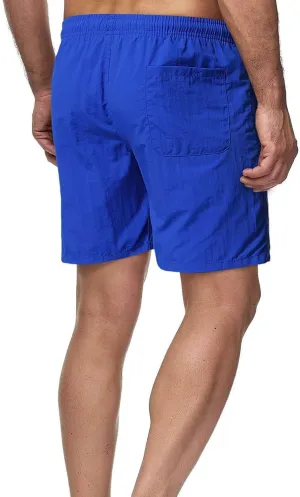 Men's Casual Classic Shorts Elastic Waist Summer Beach Lightweight Board Slim-Fit with Pockets Stylish Solid Clothing