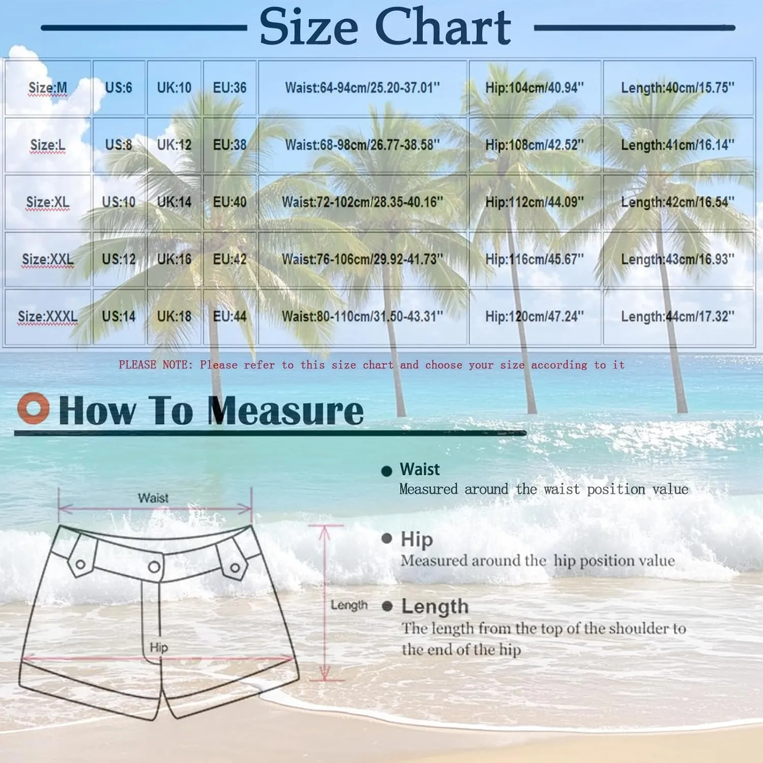 Men's Casual Classic Shorts Elastic Waist Summer Beach Lightweight Board Slim-Fit with Pockets Stylish Solid Clothing