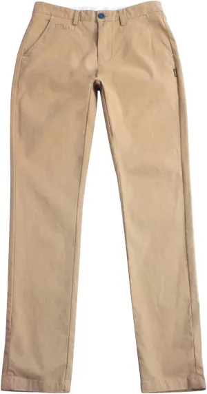Men's Classic Straight Leg Stretch Pant Slim Fit Flat Front Casual Pants Solid Comfort Athletic Chino Trousers
