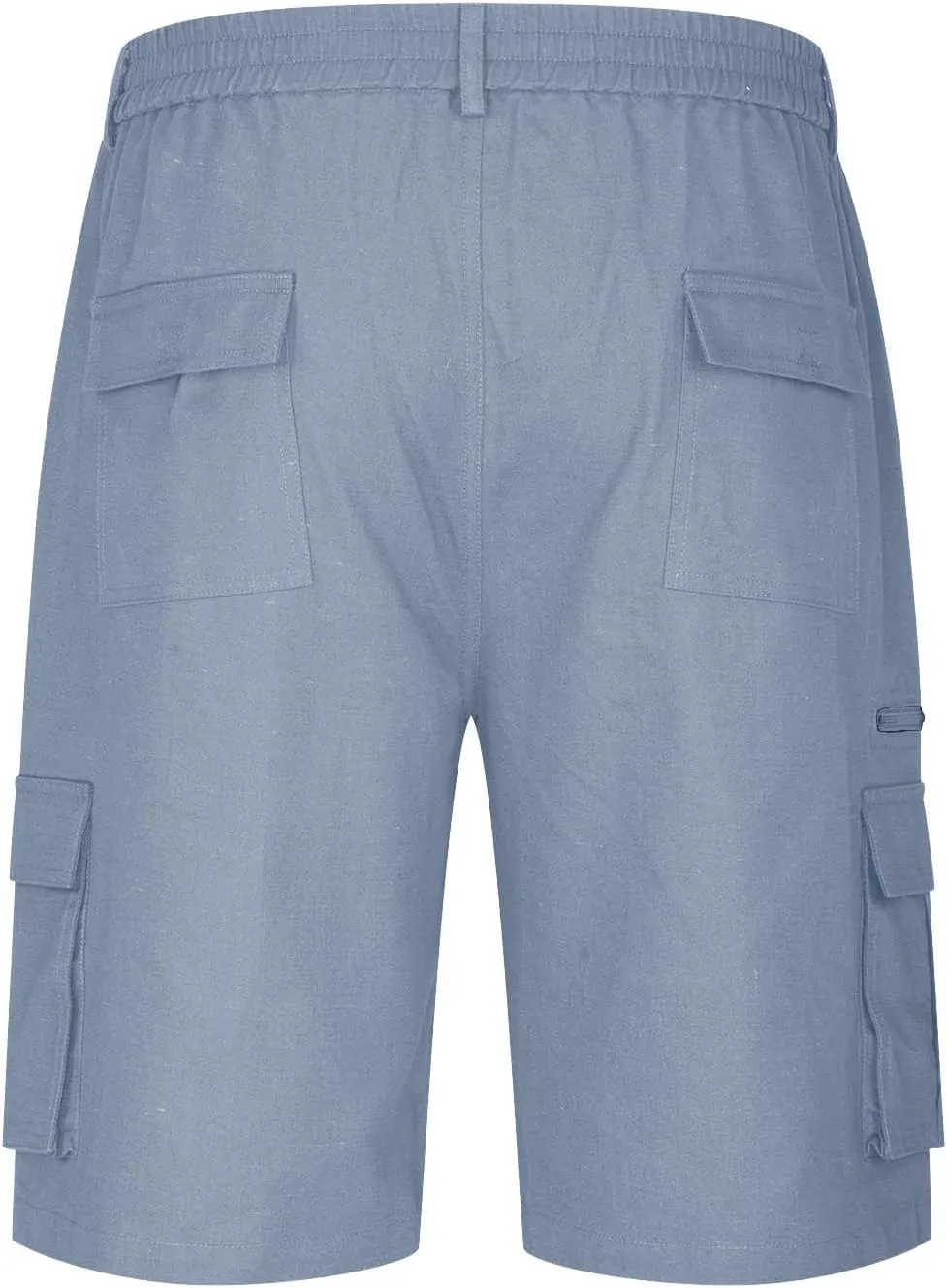 Men's Slim-Fit 5" Classic-Fit Comfort Walk Short New Casual Elastic Waist Work Beach Shorts with Pocket Big & Tall