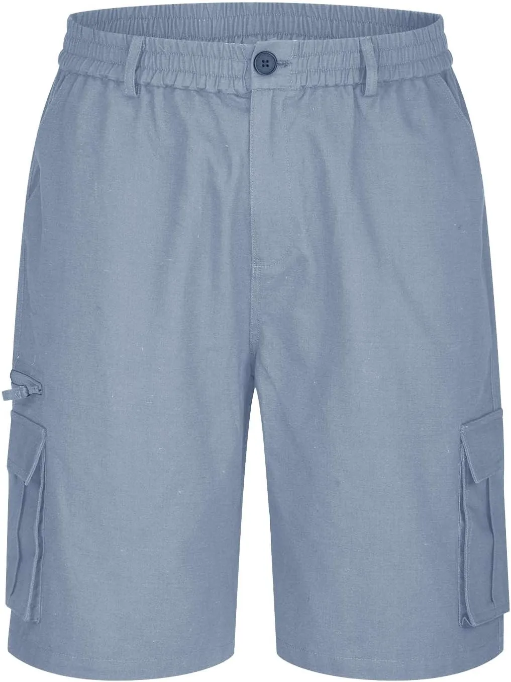 Men's Slim-Fit 5" Classic-Fit Comfort Walk Short New Casual Elastic Waist Work Beach Shorts with Pocket Big & Tall