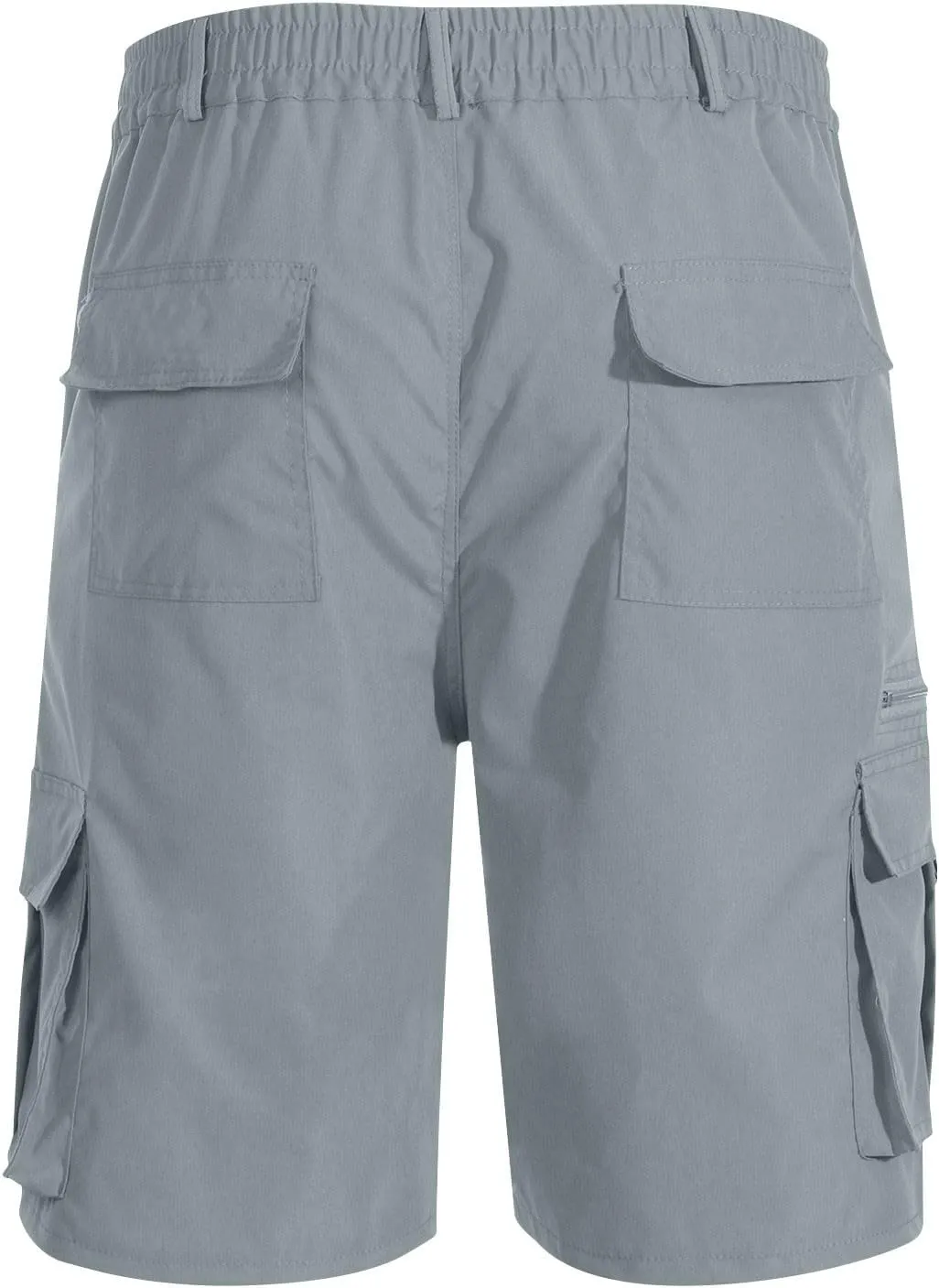 Men's Slim-Fit 5" Classic-Fit Comfort Walk Short New Casual Elastic Waist Work Beach Shorts with Pocket Big & Tall