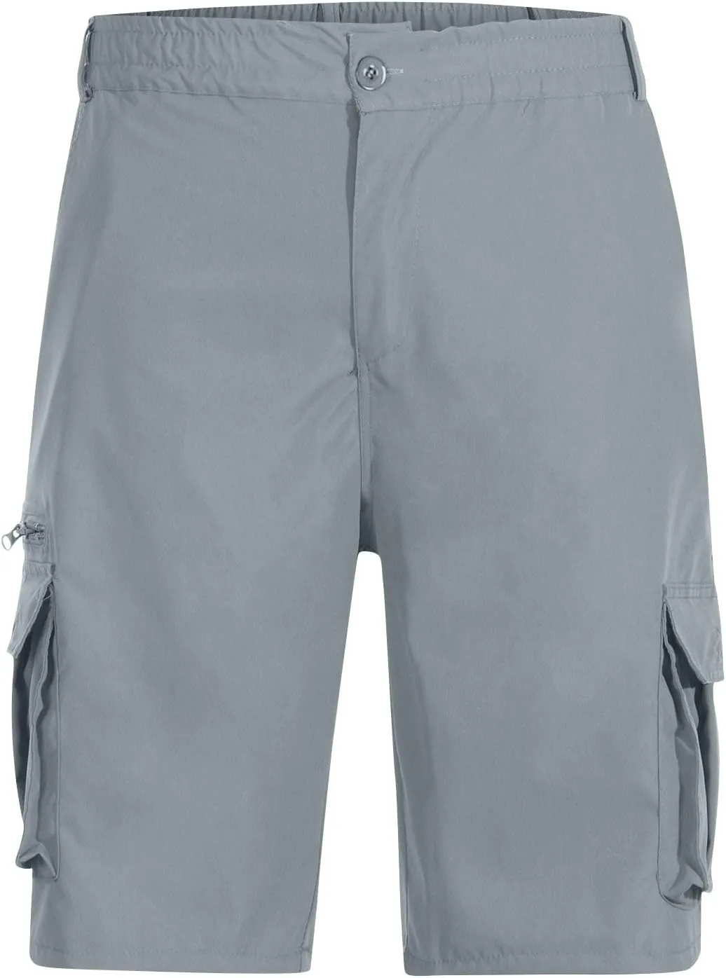 Men's Slim-Fit 5" Classic-Fit Comfort Walk Short New Casual Elastic Waist Work Beach Shorts with Pocket Big & Tall