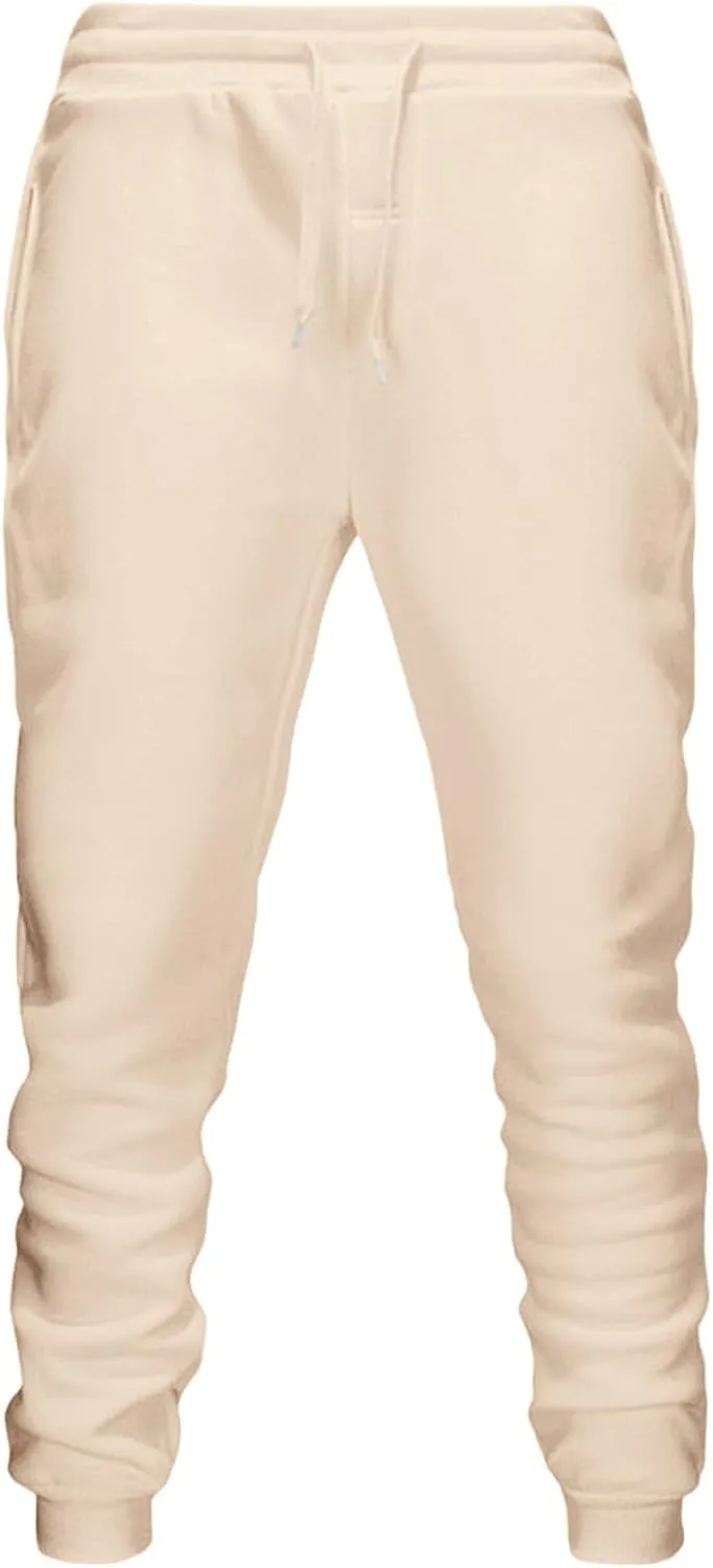 Mens Sweatpants with Drawstring Waist Slim Joggers for Men Casual Sweatpants with Pockets for Lounge and Exercise