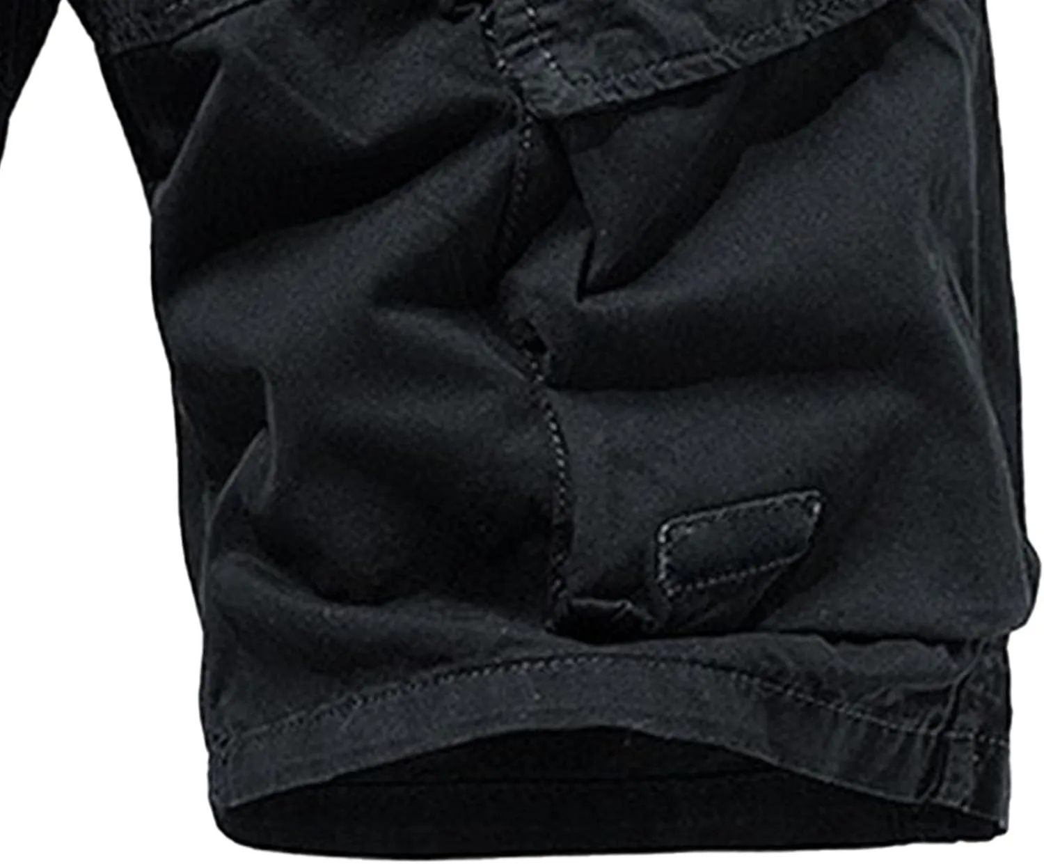 Men's Workout Classic Jean Trunk Multi Pockets Military Cargo Short Pant Slim Fit Cotton Tactical Shorts