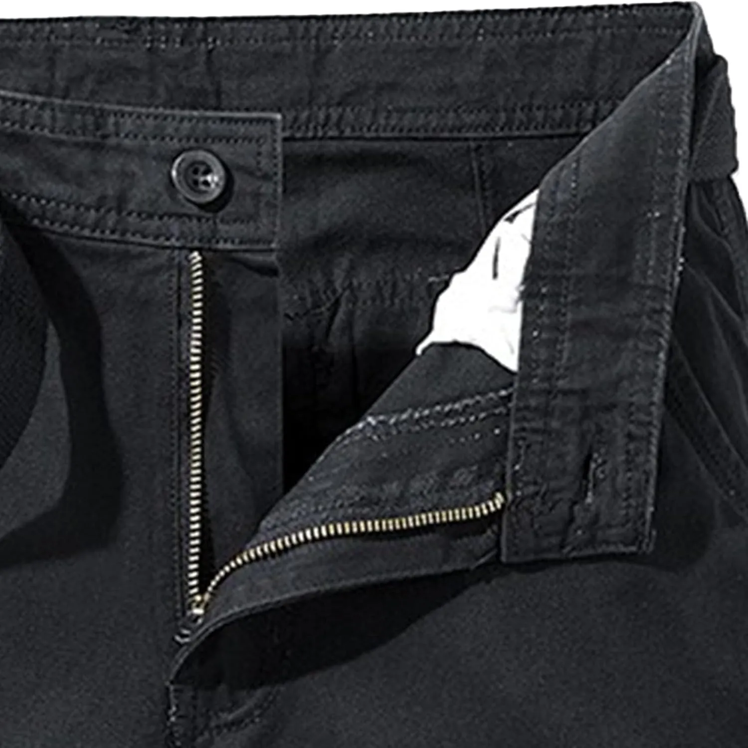 Men's Workout Classic Jean Trunk Multi Pockets Military Cargo Short Pant Slim Fit Cotton Tactical Shorts