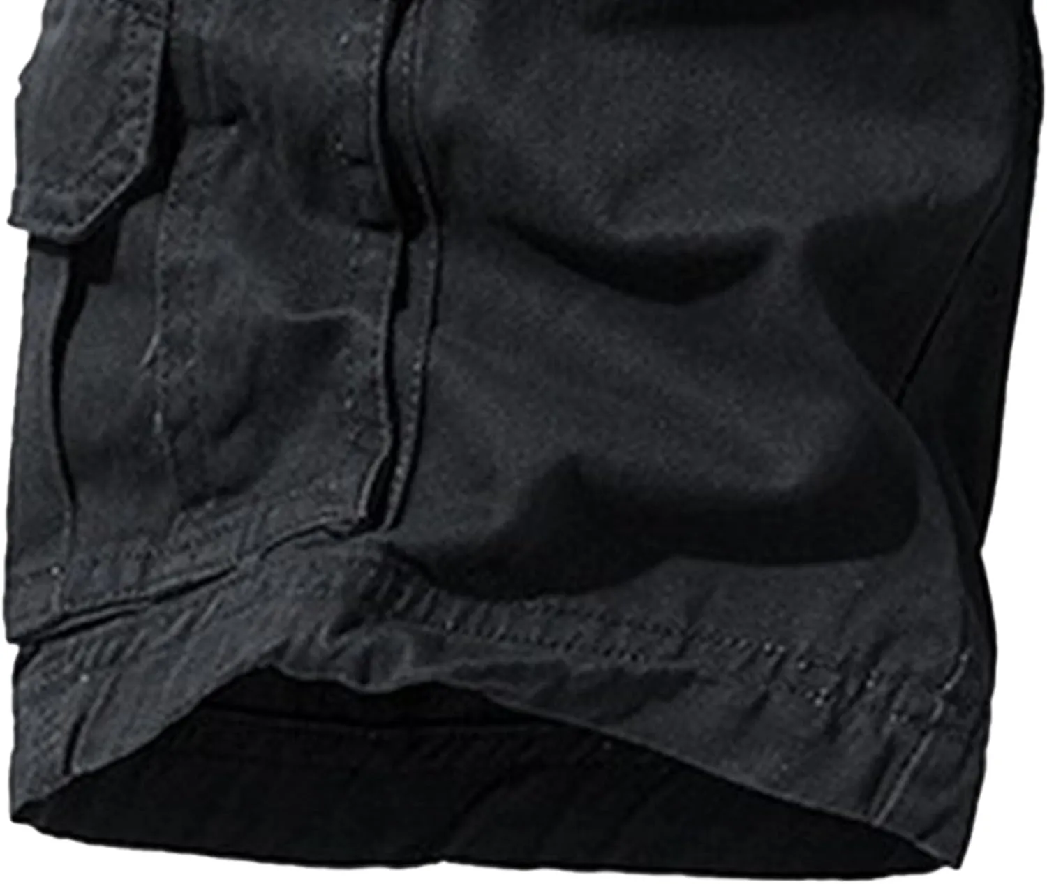 Men's Workout Classic Jean Trunk Multi Pockets Military Cargo Short Pant Slim Fit Cotton Tactical Shorts