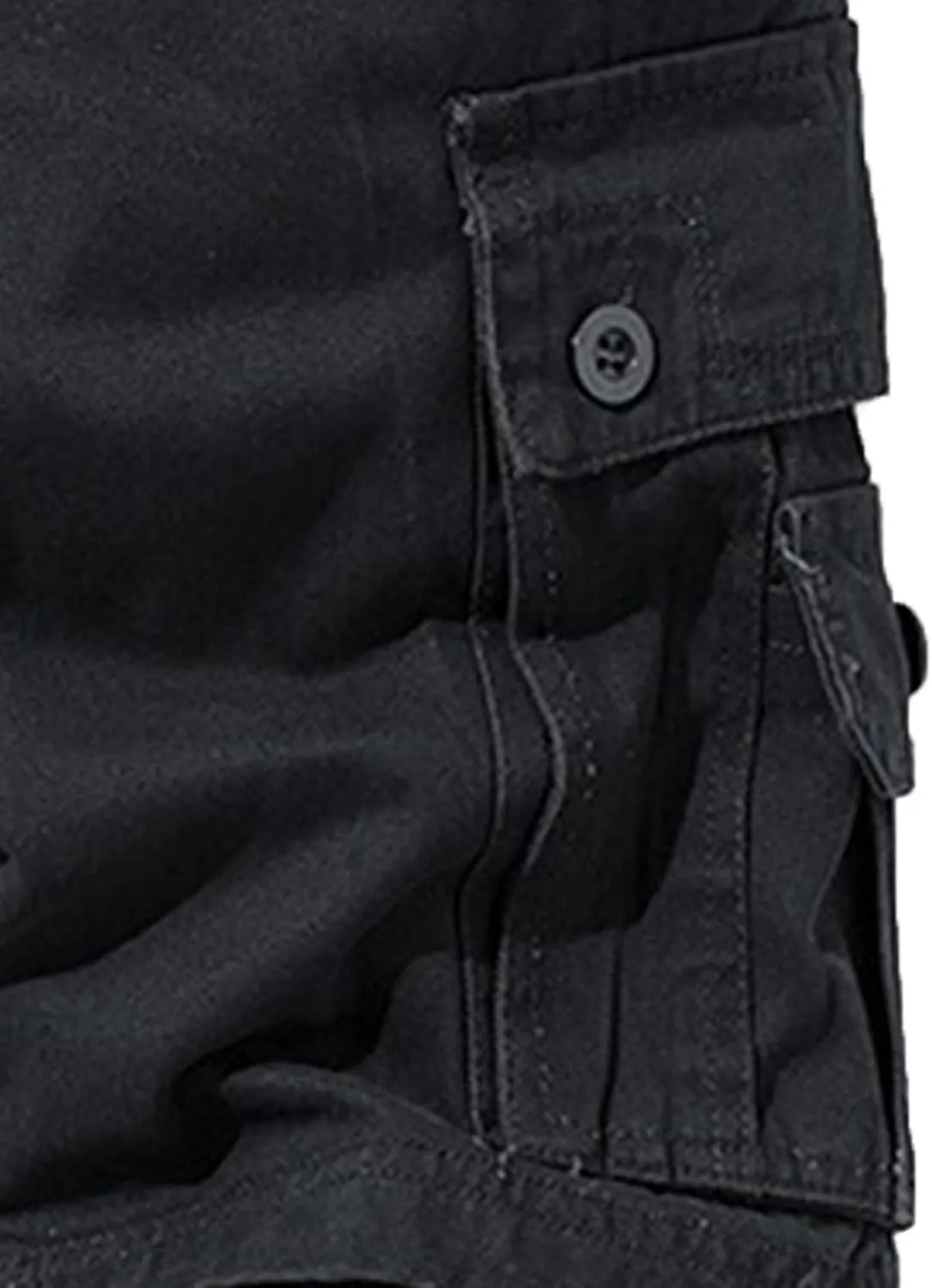 Men's Workout Classic Jean Trunk Multi Pockets Military Cargo Short Pant Slim Fit Cotton Tactical Shorts