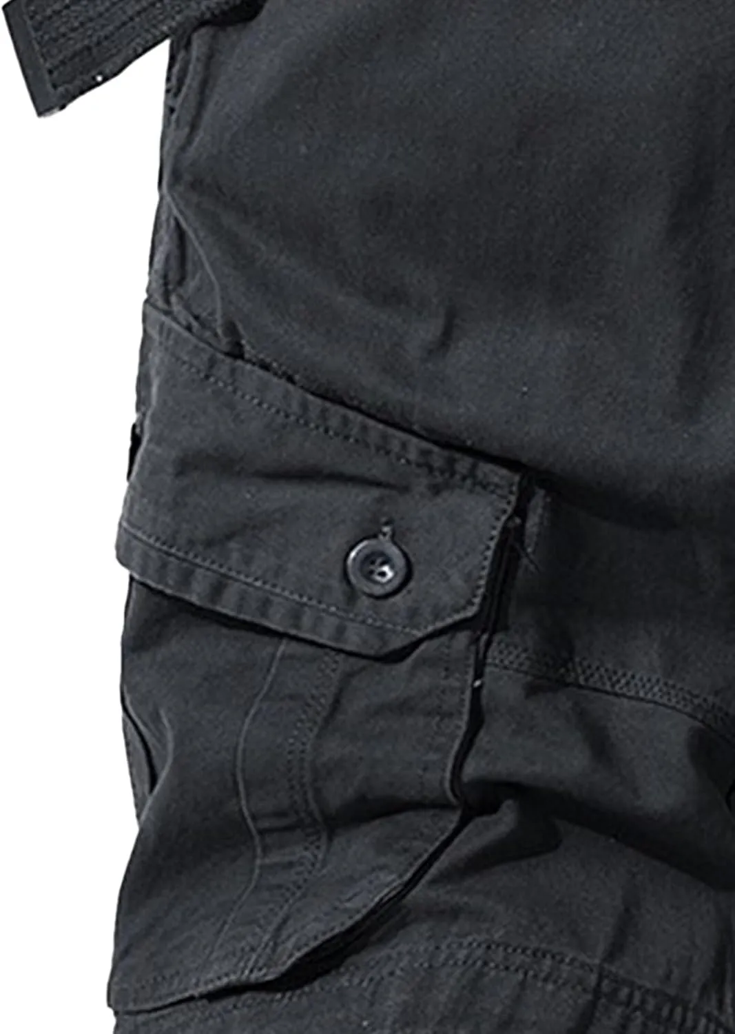 Men's Workout Classic Jean Trunk Multi Pockets Military Cargo Short Pant Slim Fit Cotton Tactical Shorts