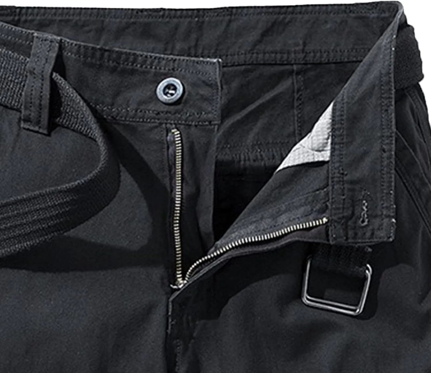 Men's Workout Classic Jean Trunk Multi Pockets Military Cargo Short Pant Slim Fit Cotton Tactical Shorts