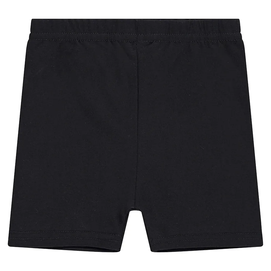 Pixie Label Solid Cotton Short Leggings