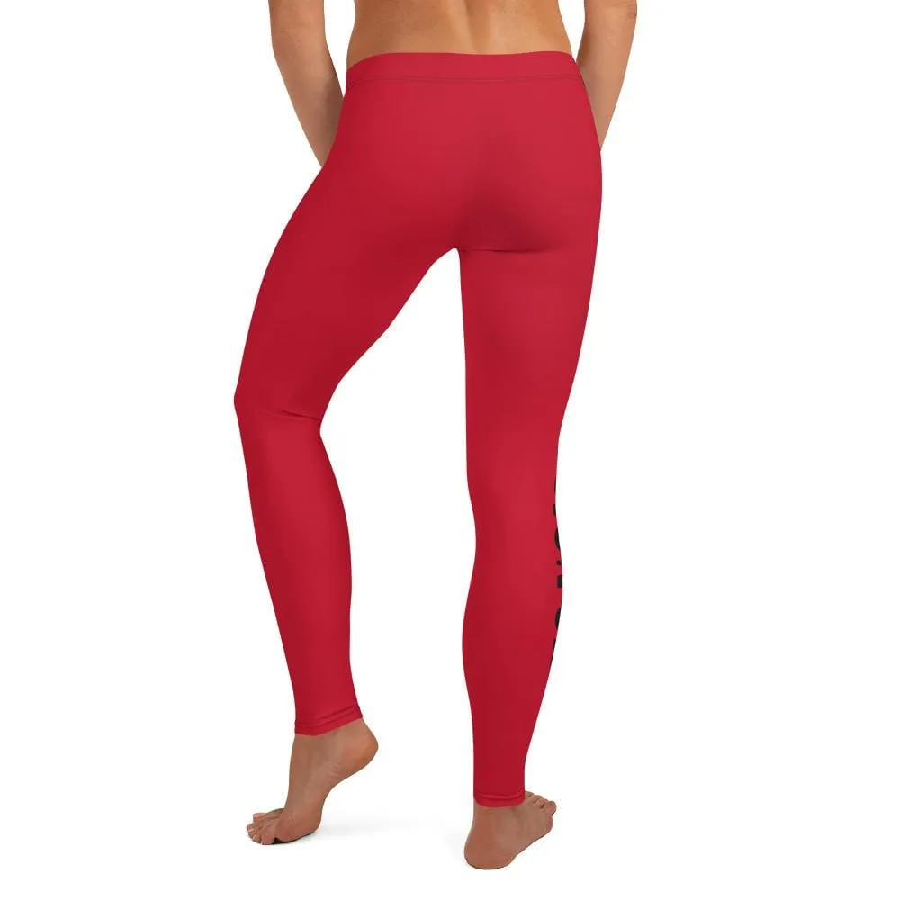 Red SS Premium Standard ~ Full Guard Leggings